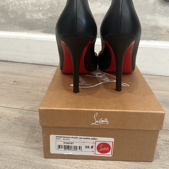 Christian Louboutin Apostrophy Pump 100 Nappa Shiny - Picture 3 of 4